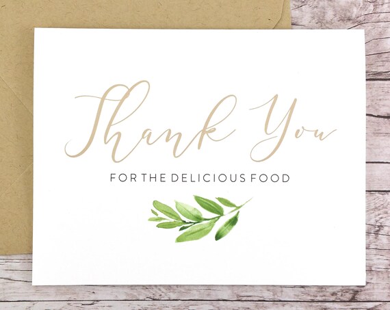 Thank You for the Delicious Food Card (FPS0060)