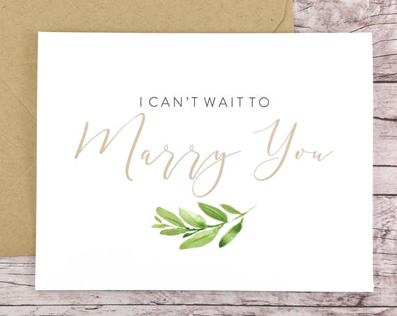I Can't Wait To Marry You Card (FPS0060)