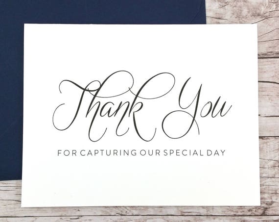 Thank You For Capturing Our Special Day Card (FPS0058)
