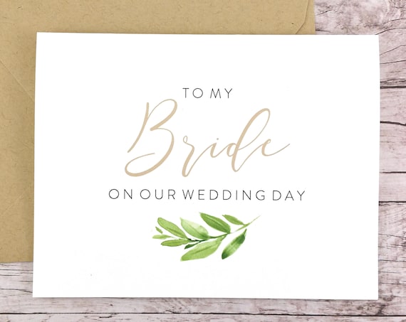 To My Bride On Our Wedding Day Card (FPS0060)