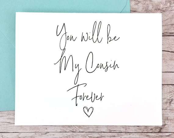 You Will Be My Cousin Forever Card (FPS0061)
