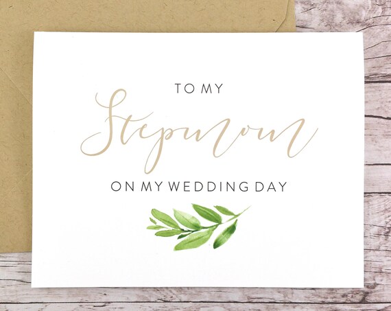 To My Stepmom On My Wedding Day Card (FPS0060)