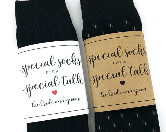 Special Socks for a Special Talk Sock Wrapper