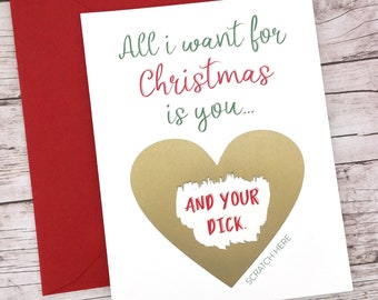 christmas card boyfriend etsy