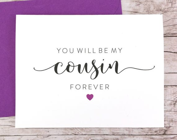 You Will Be My Cousin Forever Card (FPS0053)