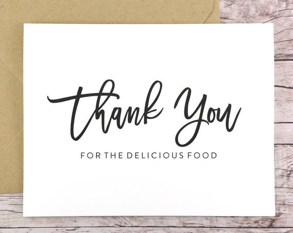 Thank You for the Delicious Food Card (FPS0017)