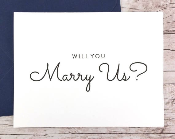 Will You Marry Us Card (FPS0016)