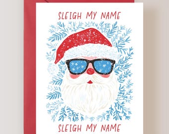 Funny Santa Christmas Card - (FPSCHR0013)