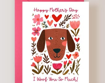 Mothers Day Card from Dog - (FPSMD0027)