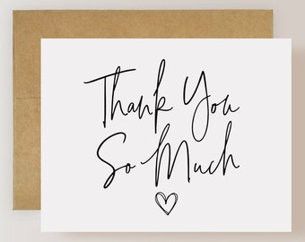 Set of Thank You Cards with Envelopes (FPS0008TY)