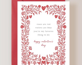 Dirty Valentines Card for Husband, for Wife, Boyfriend Valentine's Day Card, Girlfriend Valentine's Day Card - (FPSVD0018)