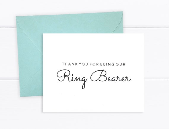 FPS0016 Wedding Card- Will You Be Our Ring Bearer Card Will You Be My Ring Bearer Card