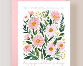 Mother's Day Card for Daughter, To A Very Special Daughter - (FPSMD0022)