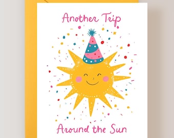 Another Trip Around the Sun Birthday Card - (FPSBI0072)