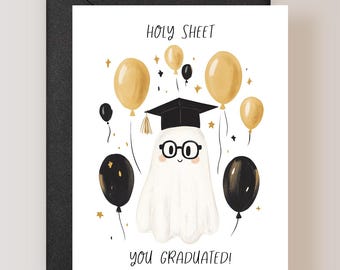 Funny Graduation Card, High School Graduation Card, College Graduation Card - (FPSGRAD0005)