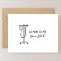 Chemo Card, Beat Cancer Card, Funny Cancer Card