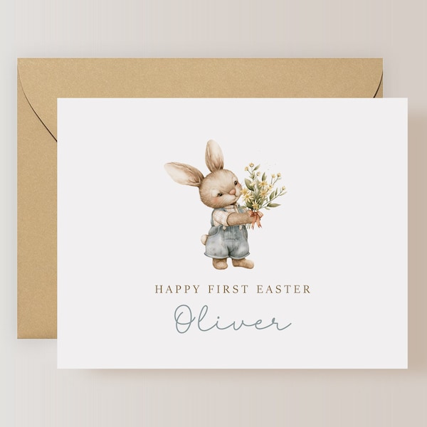 1st Easter Card, Baby First Easter Card