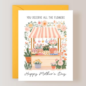 Happy Mothers Day Card, Mom&#39;s Day Card, Thoughtful Card for Mom - (FPSMD0001)