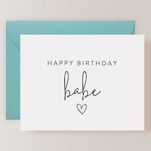 Boyfriend Birthday Card, Girlfriend Birthday Card - (FPSBI09)