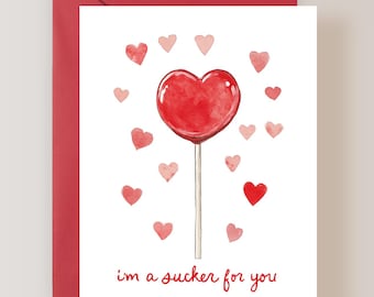Cute Valentines Day Card, Anniversary Card, Love Card - (FPSVD0002)