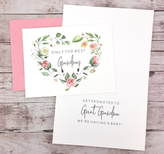 Only the Best Grandmas Get Promoted to Great Grandma Card (FPSPA02)