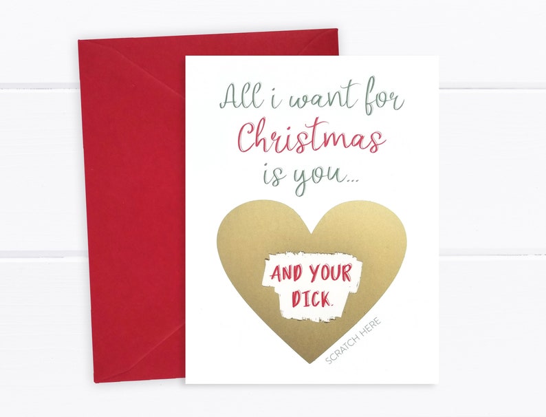 Naughty Christmas Card Boyfriend Naughty Christmas Card For Etsy