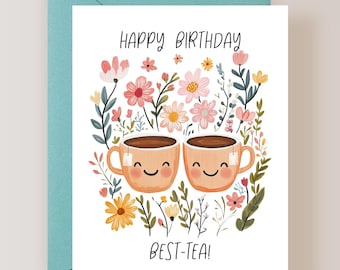 Bestie Birthday Card, Best Friend Birthday Card - (FPSBI0070)