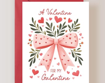 Galentines Day Card, Valentines Card for a Friend - (FPSVD0025)