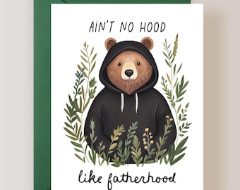 Funny Fathers Day Card, Fatherhood Card, New Dad Card - (FPSFD0008)