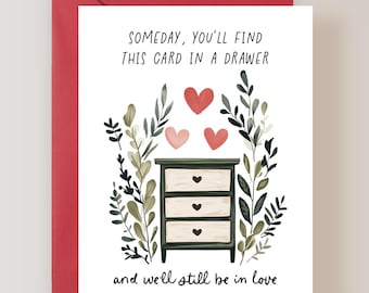 Cute Anniversary Card, Valentines Day Card, Love Card - (FPSANN0006)