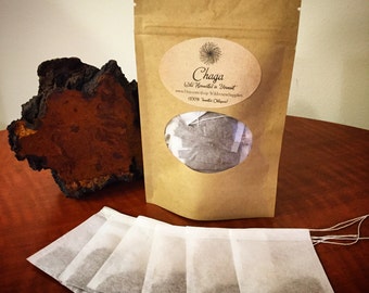 Chaga Tea Bags - 15 ct - Wild Harvested