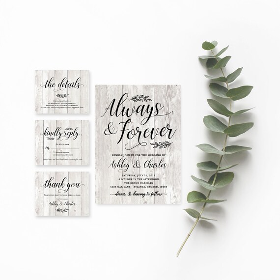 Wedding Invitation Template Classic Wreath Wedding Invite
