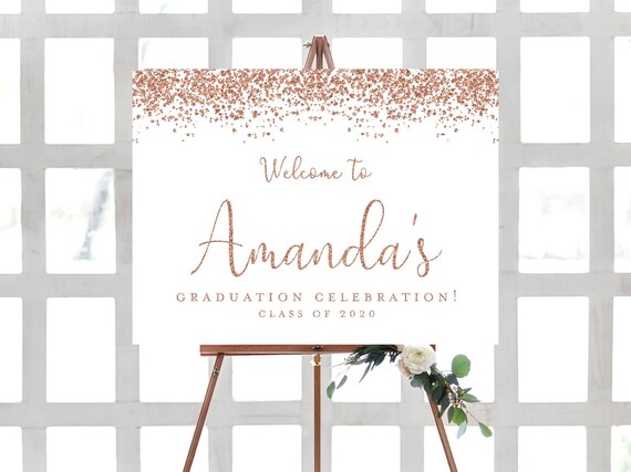 Graduation Party Decorations College Graduation Decor Class Etsy
