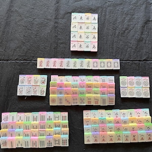 Travel Mahjong Tiles, Custom created