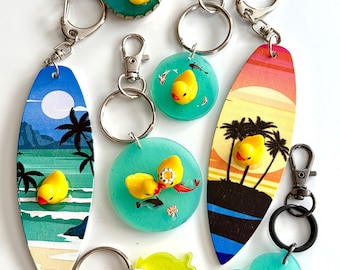 Duck Keychains, Bag Charms & Zipper Pulls