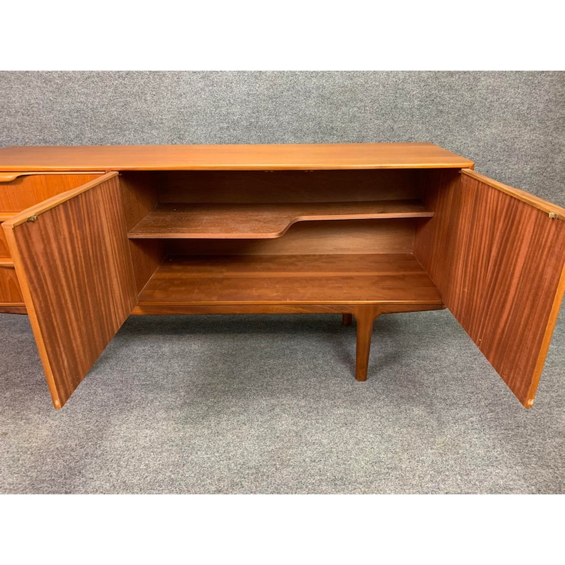 Vintage British Mid Century Modern Teak Dunvegan Compact Credenza by McIntosh image 8