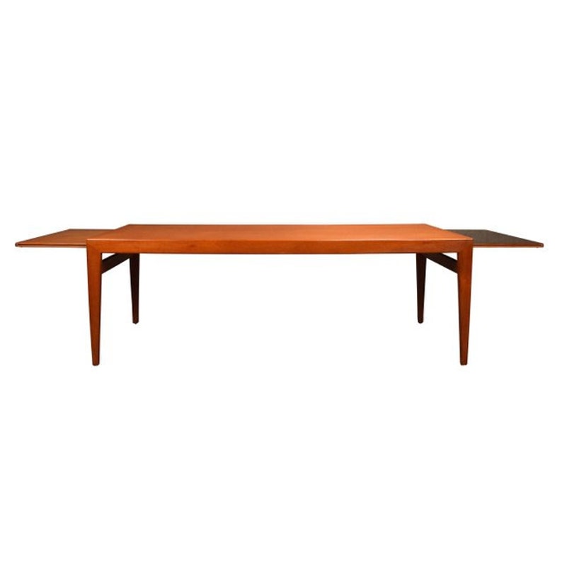 Vintage Mid Century Danish Modern Teak Coffee Table With Pull - Danish Coffee Tables Vintage Vintage Mid Century Danish Modern Teak Coffee Table With Pull - Danish Coffee Tables Vintage