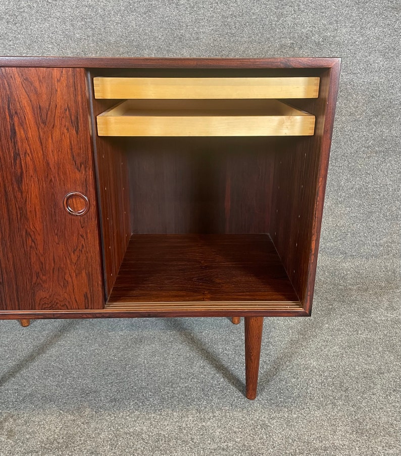 Vintage Danish Mid-Century Modern Rosewood Cabinet by Kai Kristiansen image 3