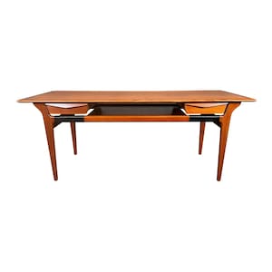 Vintage Danish Mid Century Modern Teak Coffee Table image 1