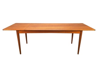 Vintage Danish Mid Century Modern Teak Drop Leaf Coffee Table