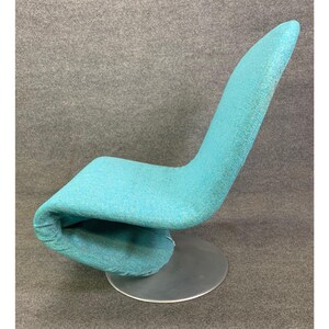 Vintage Danish Mid Century Modern System 1-2-3 Lounge Chair by Verner Panton image 9