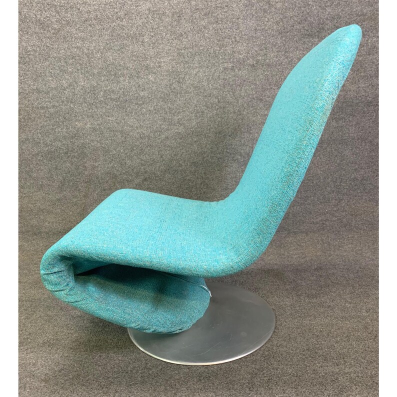 Vintage Danish Mid Century Modern System 1-2-3 Lounge Chair by Verner Panton image 9