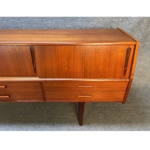 Vintage Danish Mid Century Modern Teak Credenza image 2