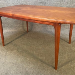 Vintage Danish Mid Century Modern Teak Boomerang Dining Table by Alfred Christensen image 7