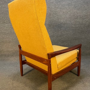 Vintage Danish Mid Century Modern Teak Kolding Lounge Chair by Erik Wortz image 5