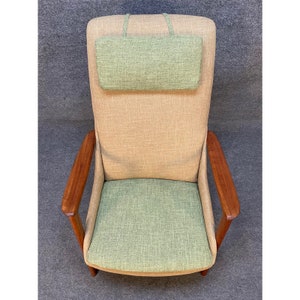 Vintage Danish Mid Century Modern Teak Lounge Chair by Dux image 2