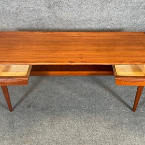 Vintage Danish Mid Century Modern Teak Coffee Table image 3