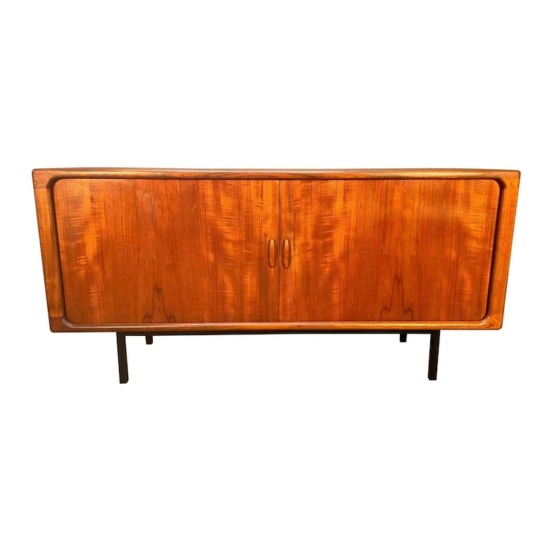 Vintage Danish Mid Century Modern Teak Credenza by Dyrlund image 1