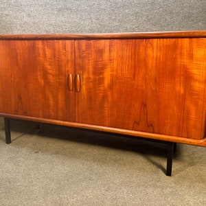 Vintage Danish Mid Century Modern Teak Credenza by Dyrlund image 5