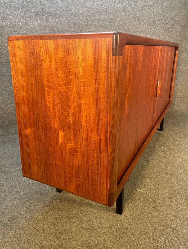 Vintage Danish Mid Century Modern Teak Credenza by Dyrlund image 2